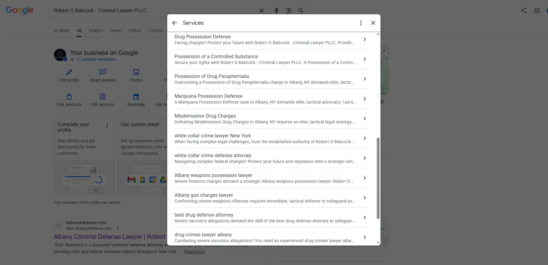 Local SEO and Google Business Profile optimization
